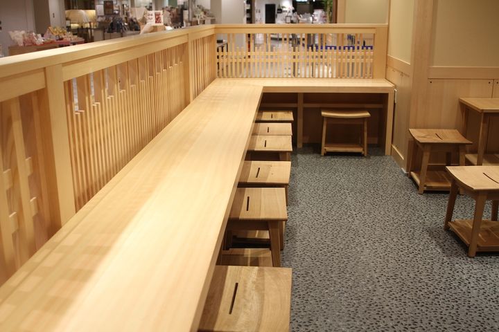 おひとりさまに人気のカウンター席