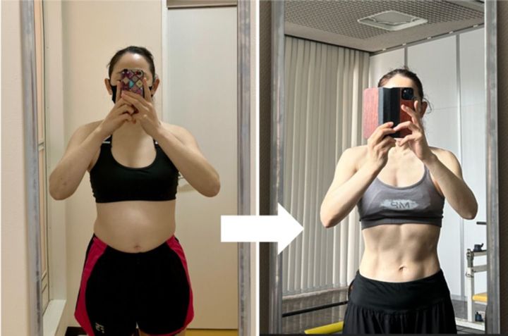 ダイエット前後のユキコさん