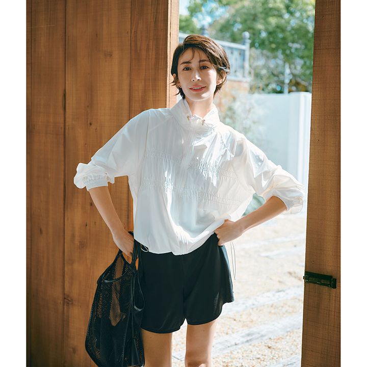 UVカットブルゾン, ブラウス感覚のブルゾン