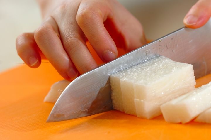 フライド長芋の下準備1