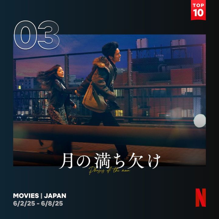 大泉洋×有村架純×目黒蓮『月の満ち欠け』がNetflix TOP10にランクイン！