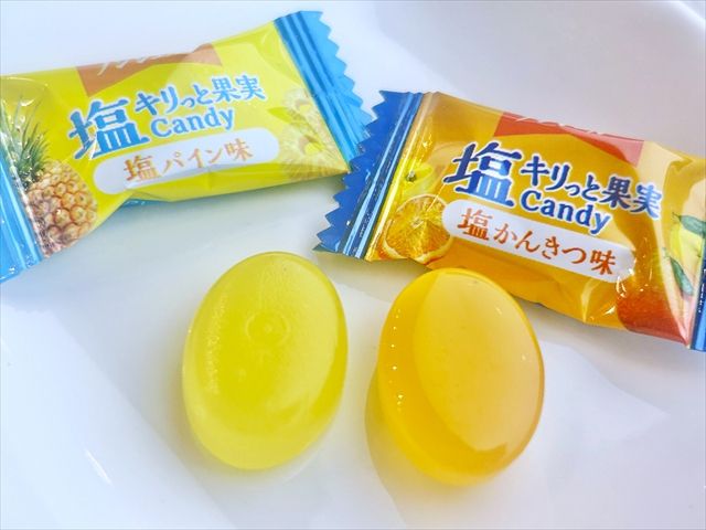 ノンシュガー塩キリっと果実キャンディ アップ
