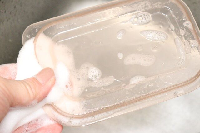 とにかく洗いやすいお弁当箱270mL2個組 洗浄