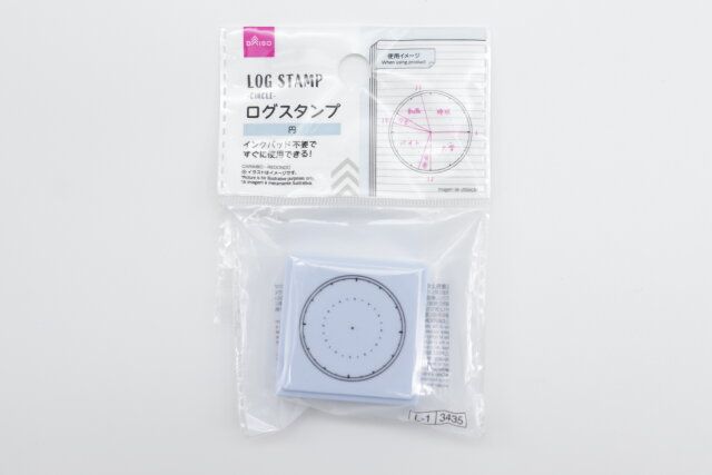 ダイソー ログスタンプ（円） パッケージ