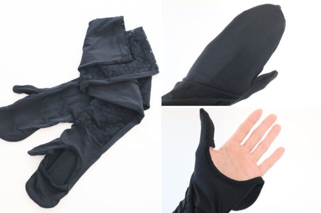 チュチュアンナ UV接触冷感内側レースアームカバー 60cm