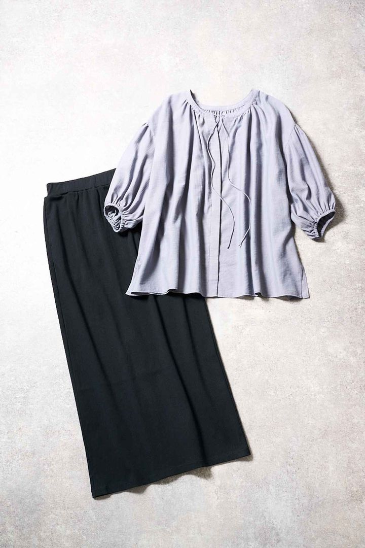 画像3: 【GLOBAL WORK】airiプロデュース / マルチブラウス＆スカートセット¥8,990（フリーサイズ） www.dot-st.com