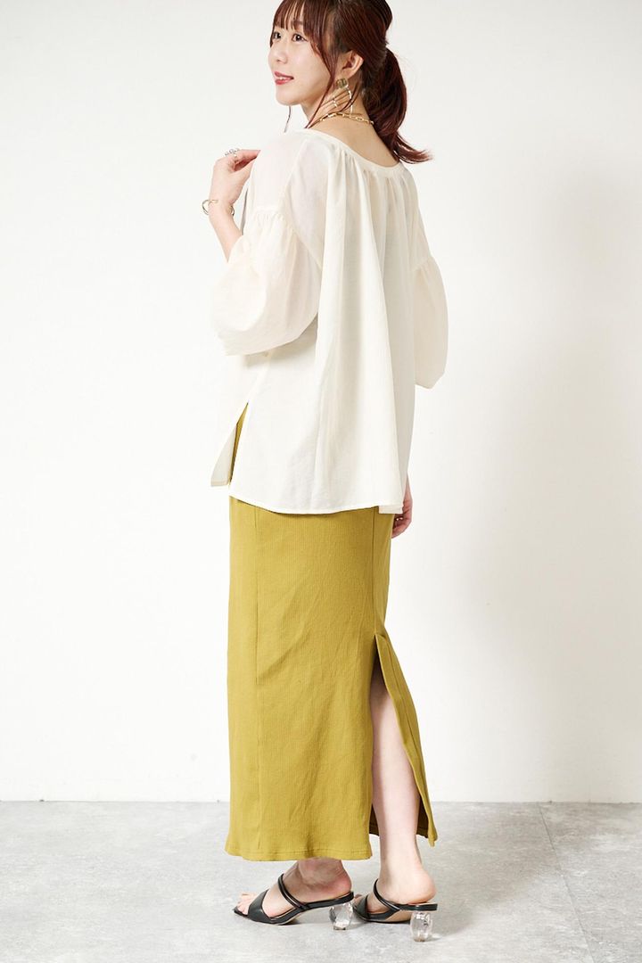 画像1: 【GLOBAL WORK】airiプロデュース / マルチブラウス＆スカートセット¥8,990（フリーサイズ） www.dot-st.com