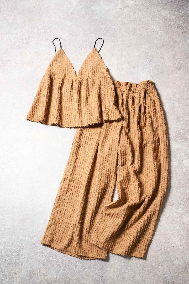 画像3: 【GLOBAL WORK】せこ子プロデュース / キャミ＆イージーワイドパンツセット¥8,990（フリーサイズ） www.dot-st.com