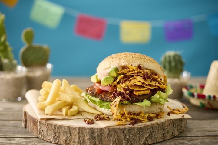 クランチ・タコスバーガーセット