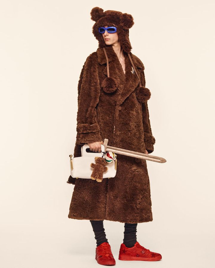 テディコートとお揃いのハット