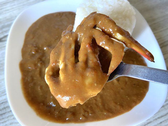 南インド香るわたりかにのカレー