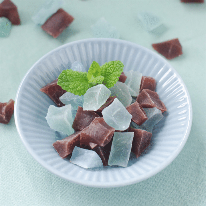 “チョコミント琥珀糖”