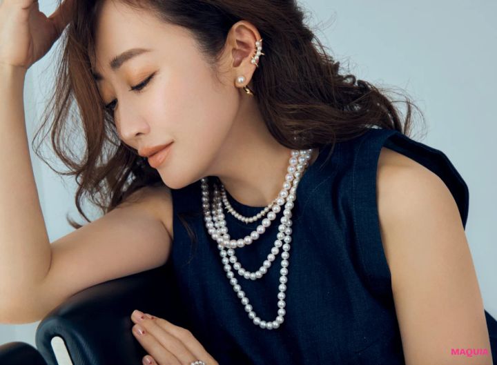 神崎 恵さん、パールを身につける日のこだわりは？ 日常使いするときは“脱コンサバ”がルール_3
