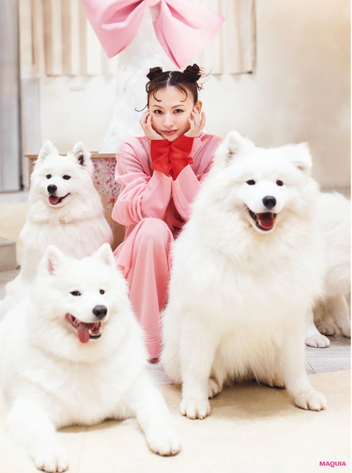 鈴木えみ、念願のサモエドカフェへ行く。ペースを合わせて心が通う、動物との向き合い方
