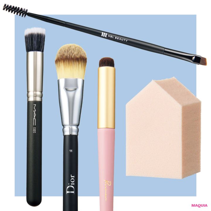 人気アーティスト・𠮷﨑沙世子さんの推しメイクツール。リリミュウのブラシでリップが洒落る！