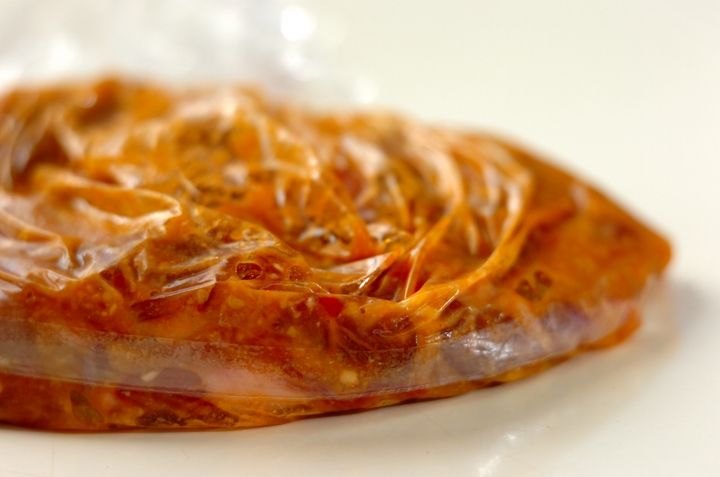 みそ漬け牛タン丼の下準備1