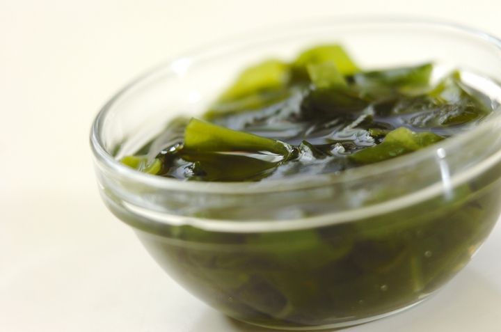 ワカメスープの下準備1