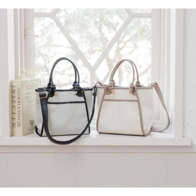 しまむらのキャンバス2WAYバッグ