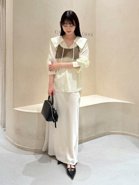 キレイめブラウスコーデ3