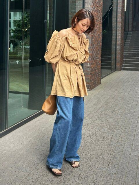 キレイめブラウスコーデ5