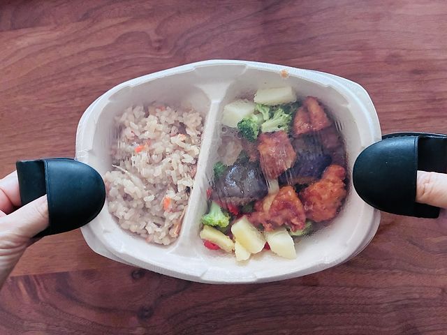 ニップン よくばり御膳 五目ご飯と鶏と野菜の黒酢あん実食レポ③