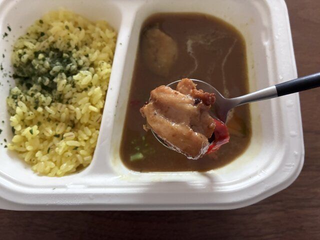 ニップン いまどきごはん 彩りスープカレー実食レポ③