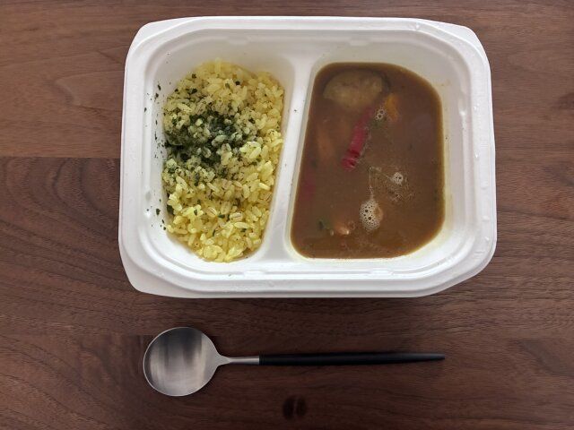ニップン いまどきごはん 彩りスープカレー実食レポ②