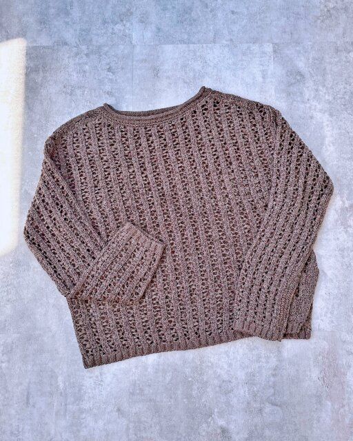 GU メッシュセーター BROWN