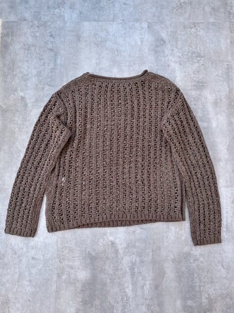 GU メッシュセーター BROWN