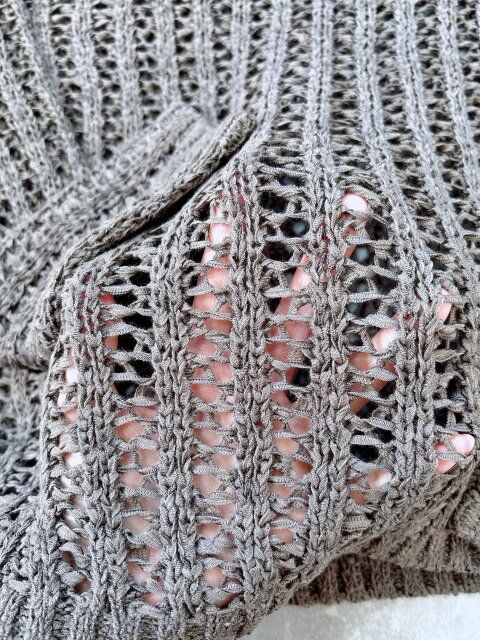 GU メッシュセーター メッシュ素材