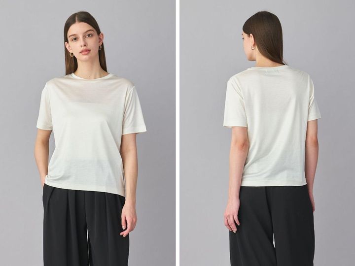 画像: 「シルクベーシックトップス」￥19,800【パリゴ プレステージ】 出典：パリゴ