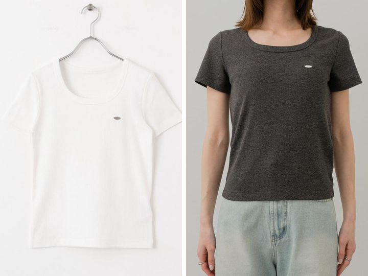 画像: 「ラウンドネックリブTシャツ(半袖)」各￥2,990 出典：センスオブプレイス バイ アーバンリサーチ