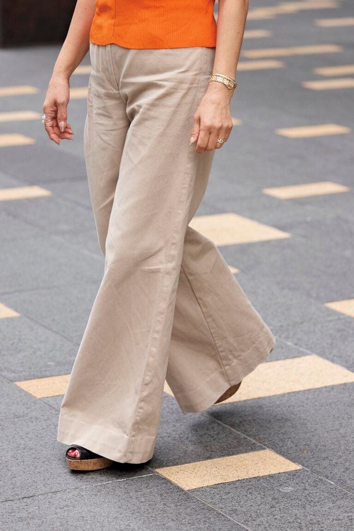 ザラのワイドパンツ