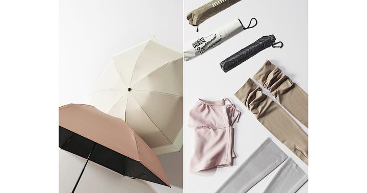 遮光率100%の日傘や超軽量日傘やアームカバーやヤケーヌ