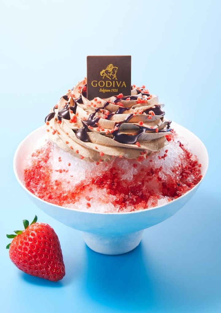 「かき氷 ストロベリー＆チョコレート」