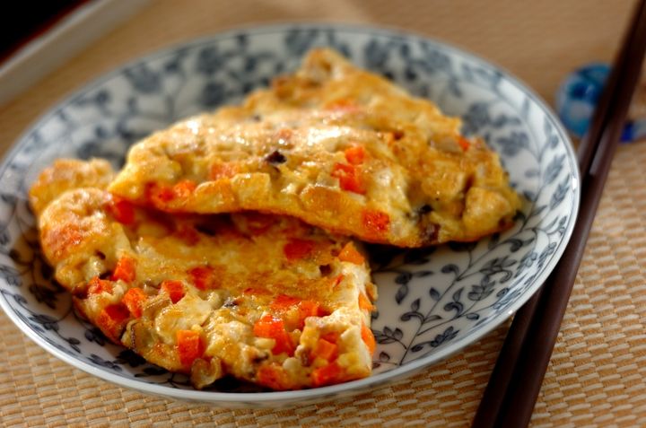 豆腐入り和風オムレツ