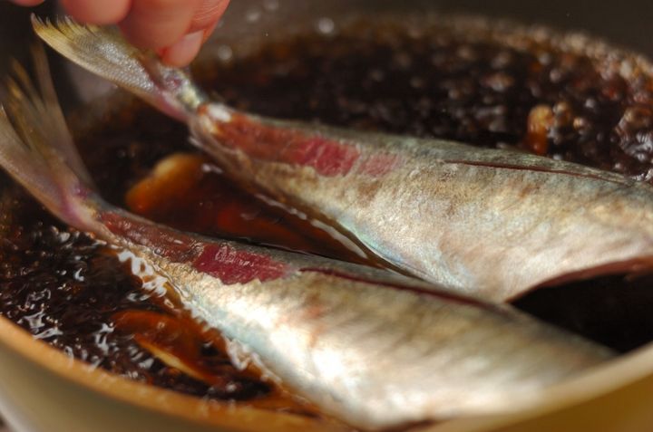アジのショウガ煮の作り方1