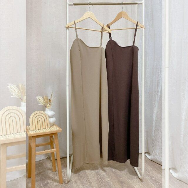 しまむらのウェーブキャミワンピース