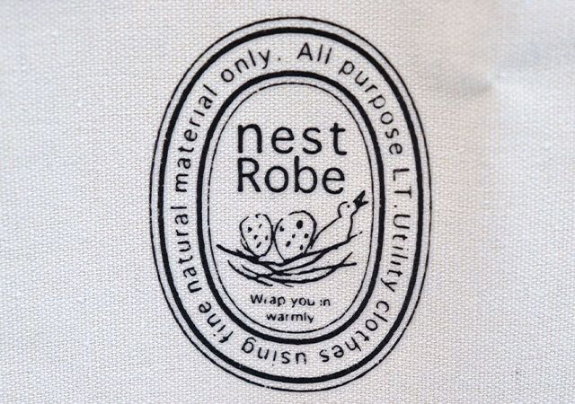 ネストローブ保冷ポケット付きトートバッグロゴ