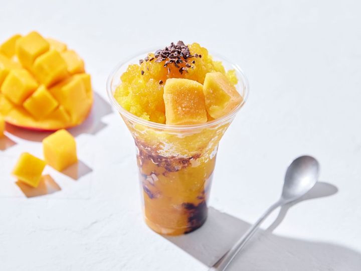「グラニータ マンゴー & パッションフルーツ」1178円(持ち帰り) 、1200円(店内利用)