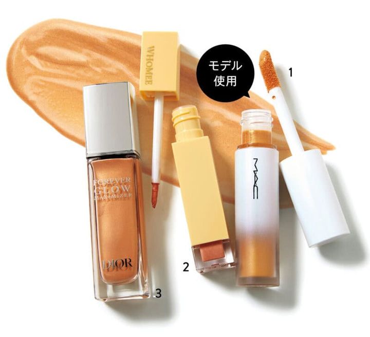 肌の色と血色をつなぐゴールドハイライト