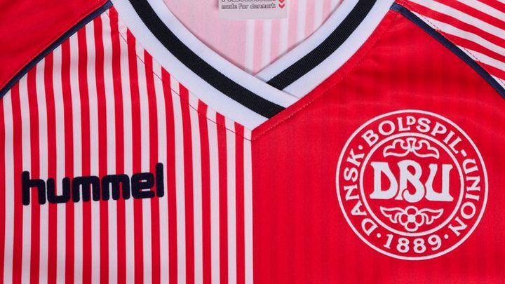 お洒落すぎ…サッカーデンマーク代表の80年代ユニフォームが復刻！3種類が店舗限定で販売
