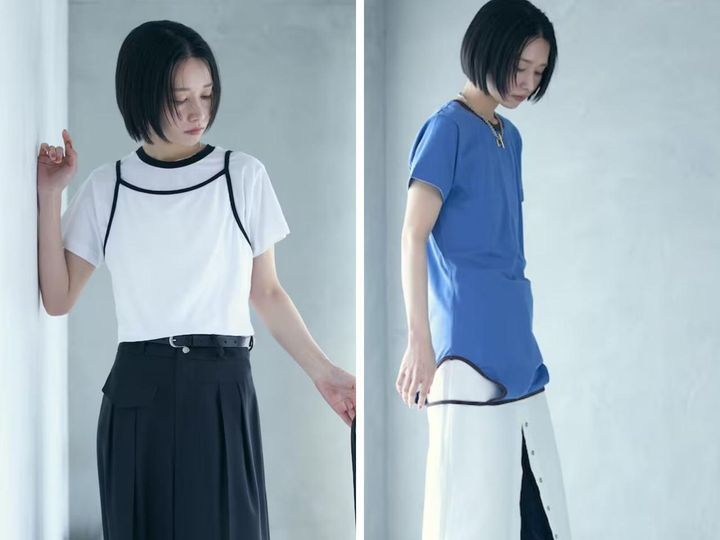 画像: 「オーガニックコットンリンガーデザインTシャツ」各￥5,995 出典：ファーストハンド