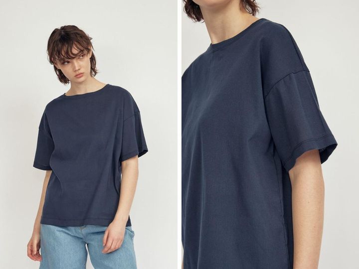 画像: 「コットンハーフスリーブトップス」￥15,400 出典：フローレント