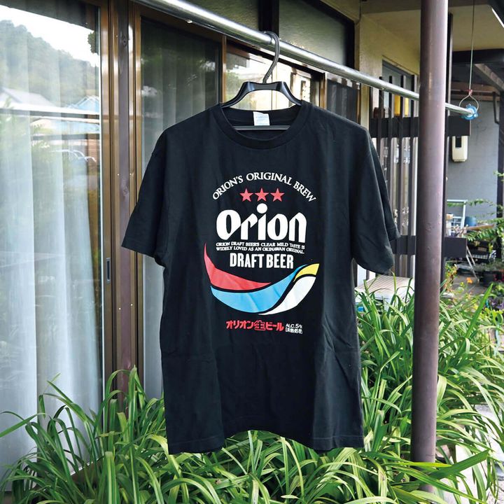 オリオンビールのプリントTシャツ