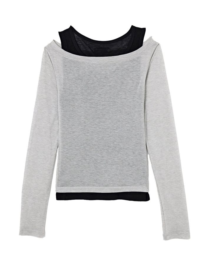 タンクレイヤードトップス