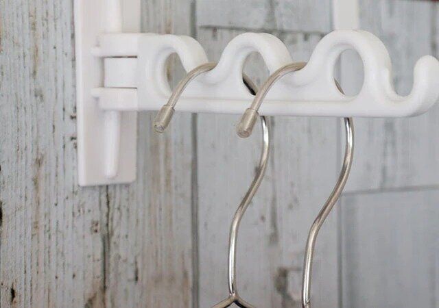 ダイソーのドア・タンス・引き出しde室内干し2