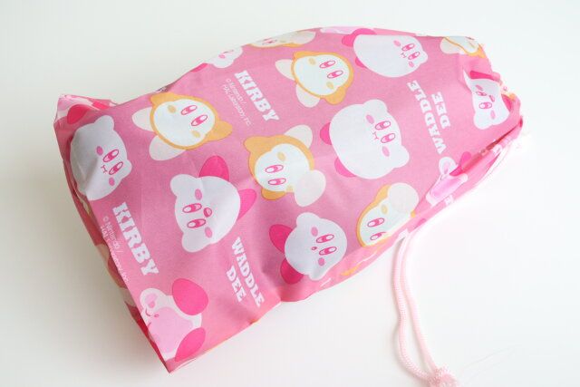ダイソーの便利な41340 星のカービィ 巾着 カービィ＆ワドルディ