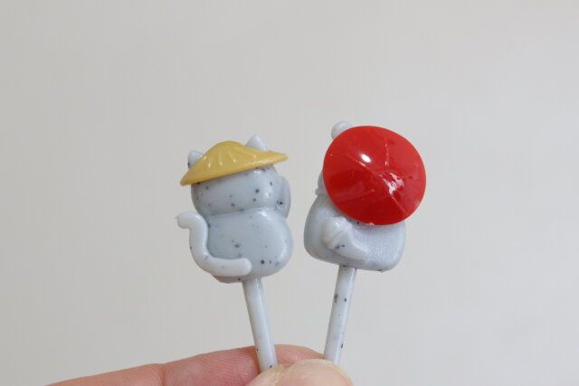 セリアのアニマル地蔵ピックス5