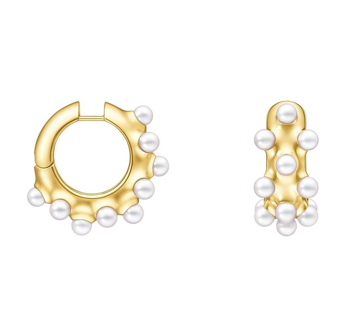 「アンドロジナス」イヤリング（YG×あこや真珠）￥1,540,000